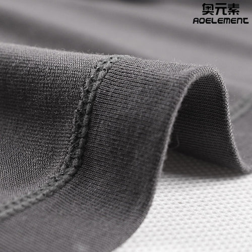 Short-sleeved inner T-shirt, tight V-neck men's vest, comfortable and light base layer, solid color